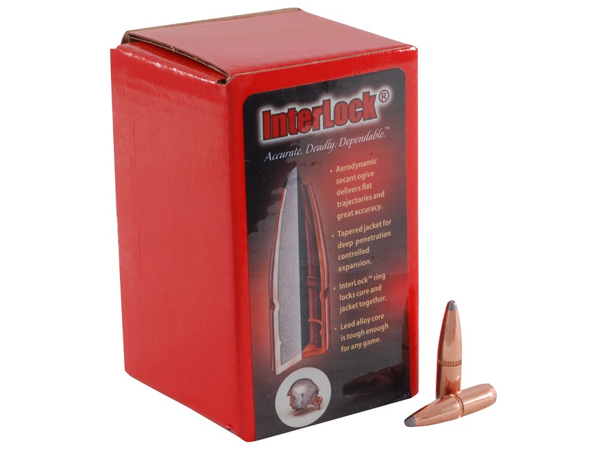 Hornady InterLock Bullets 6mm/.243” 100gn(100pk) – ArmsDealer.com.au